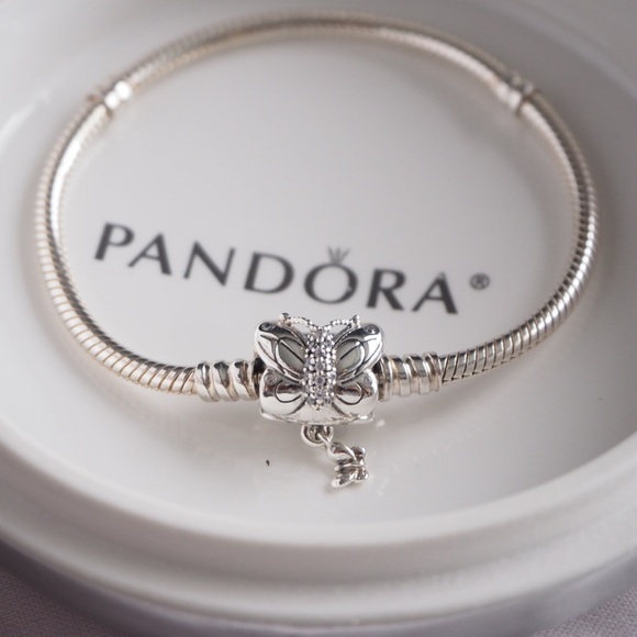 Pandora Moments Butterfly Clasp Snake 